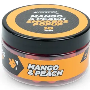 Feeder expert plovoucí boilie smokers pop-up 100 ml 10 mm - mango broskev