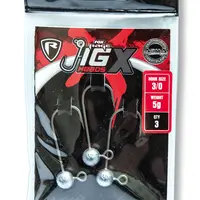 Fox rage jigová hlavička jig x jig heads háček 5/0 3 ks-15 g