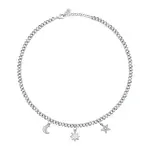 Morellato Hravý ocelový náhrdelník s přívěsky Maia SAUY01