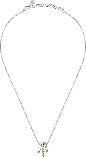 Morellato Moderní ocelový náhrdelník Insieme SAKM76 (řetízek, přívěsek)