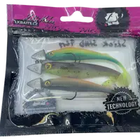 LK Baits Predátor kompletní set Slick Had v dipu 9 cm, 3ks