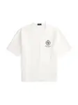 Polo Ralph Lauren Tričko  tmavomodrá / biela