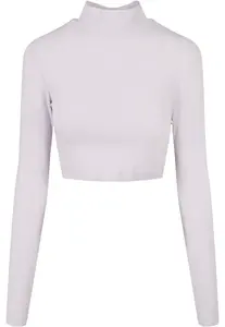 Women's Organic Long Sleeve Turtleneck - Lilac