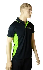 R-spekt polokošeľa black lime-veľkosť m