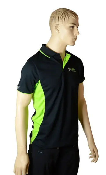 R-spekt polokošeľa black lime-veľkosť m
