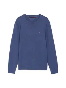 TOMMY HILFIGER Sveter 'Essential'  námornícka modrá