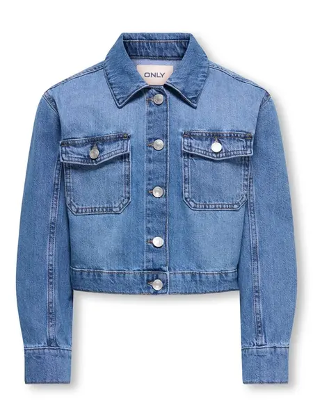 ONLY GIRLS Prechodná bunda 'KOGLumi'  modrá denim