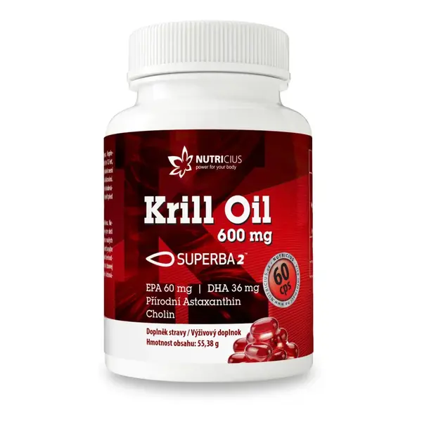 Nutricius Krill oil 600 mg Superba2 60 kapslí