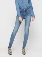 Modré dámské skinny fit džíny ONLY - Dámské