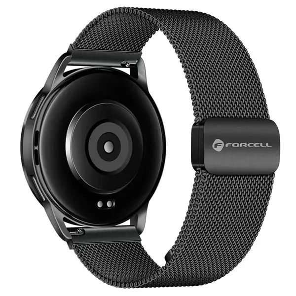 F-Design FS11 Ocelový řemínek pro hodinky Samsung Watch 20 mm, černý