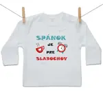 Boodyy Tričko s dlhým rukávom Spánok je pre slabochov 134 (8-9 rokov)