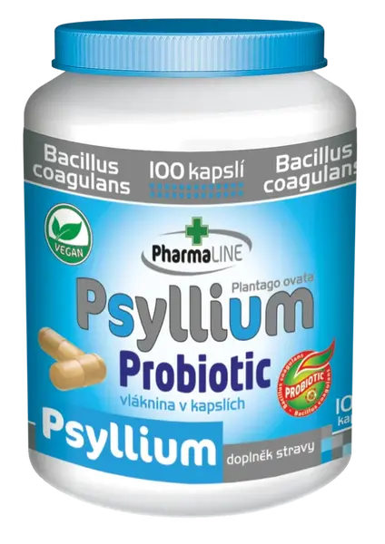 PharmaLINE Psyllium Probiotic 100cps