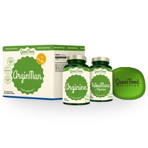 GreenFood Nutrition ARGINMAN + Pillbox