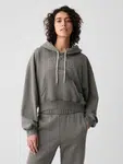 GAP Mikina crop s kapucí - Dámské
