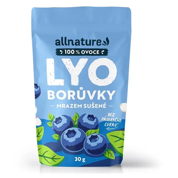 ALLNATURE Borůvka sušená mrazem celá 30 g