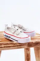 BIG STAR SHOES Dětské látkové tenisky se suchým zipem BIG STAR