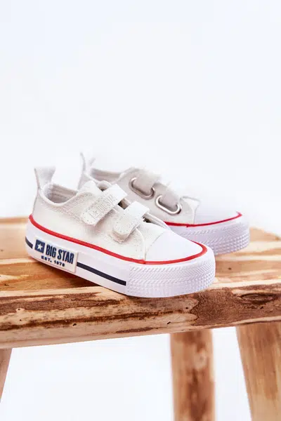 BIG STAR SHOES Dětské látkové tenisky se suchým zipem BIG STAR
