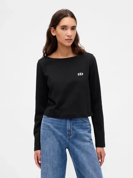GAP Crop tričko VintageSoft Heavyweight - Dámské