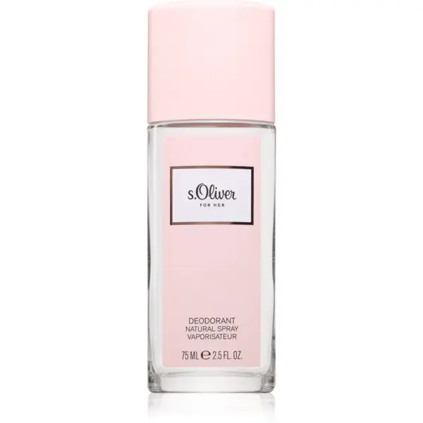 s.Oliver For Her deodorant s rozprašovačem pro ženy 75 ml