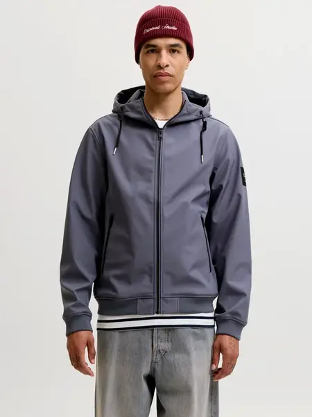 JACK & JONES Prechodná bunda  sivá