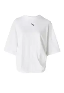 PUMA Tričko 'DARE TO'  čierna / biela