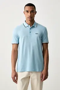 BOSS Green polo tričko pánske bavlnené Paddy