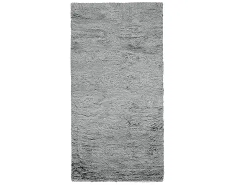 Koberec Bobs 80x150 cm, šedá imitace králičí kožešiny