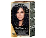 Permanentná farba Loréal Préférence 1.0 čierna - L’Oréal Paris + darček zadarmo