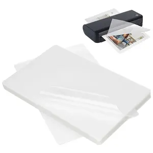 100Pcs Plastic Laminating Pouch Film Photo Protecting Sheets