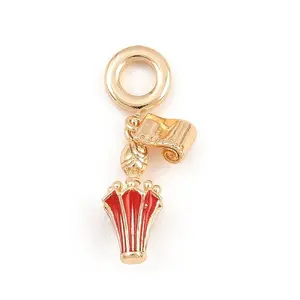 Brass Enamel European Dangle Charms