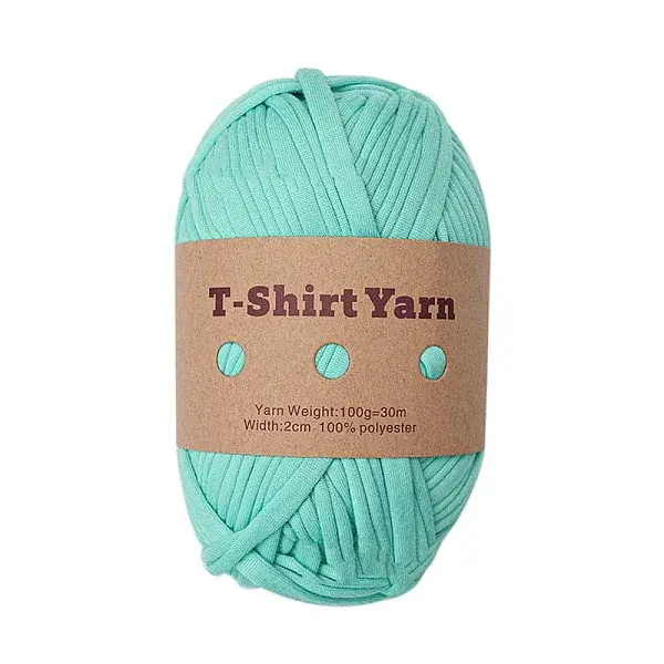 1 Skein Super Bulky Polyester Fabric Strip Cloth Yarn