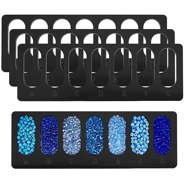 4Pcs Acrylic Bead Design Boards