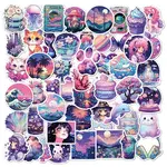 50Pcs Vinyl Self-Adhesive Cartoon Stickers