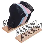 Wood Hat Storage Rack