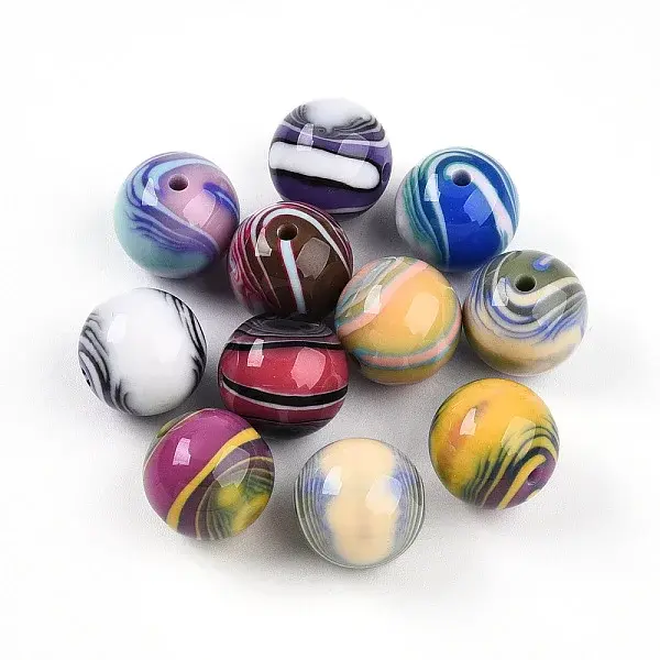 Opaque Resin Beads