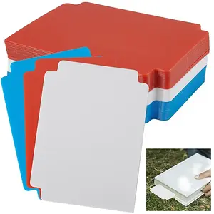 60 Sheets 3 Colors Plastic Playing Board Game Card Separator
