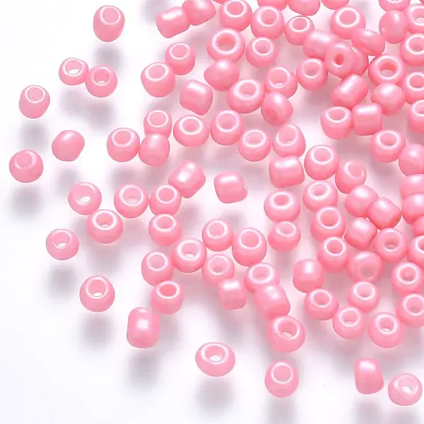 8/0 Baking Paint Glass Round Seed Beads