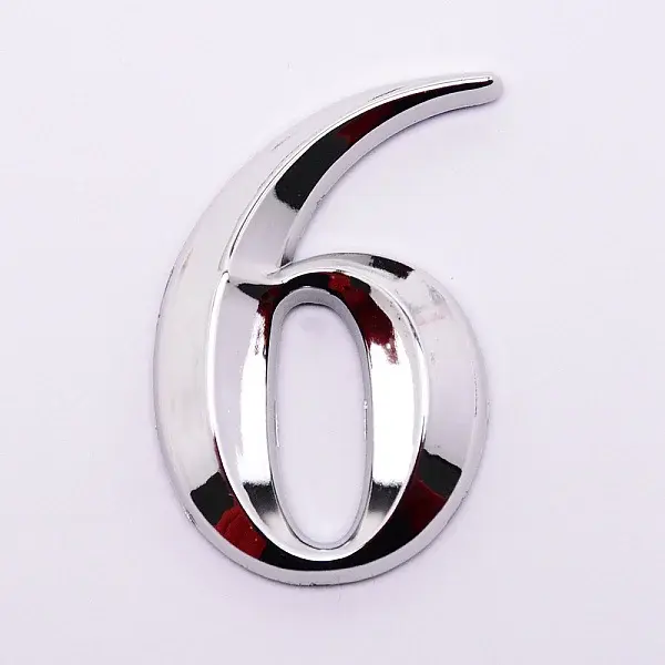 Plastic & PVC Number Sign Labels