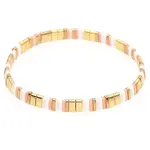 Bohemian Glass Seed Beaded Stretch Bracelets