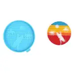 Flat Round Cup Mat Silicone Molds