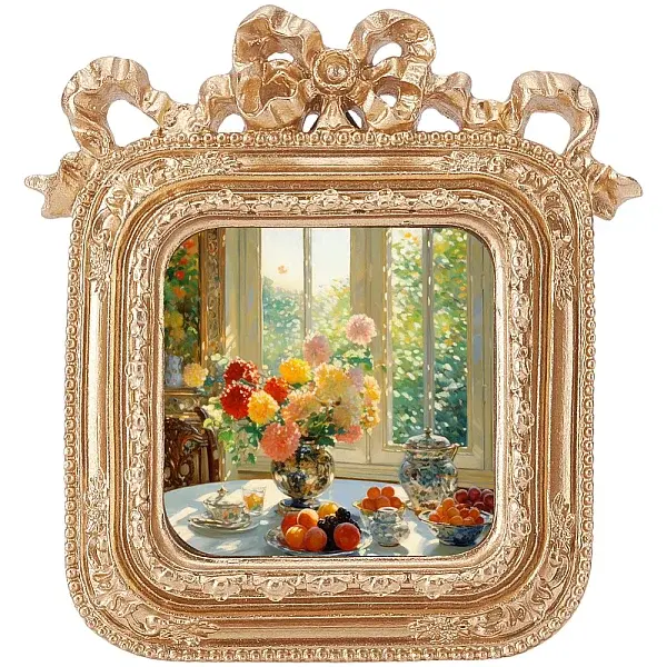 Retro Resin Photo Frame Stand