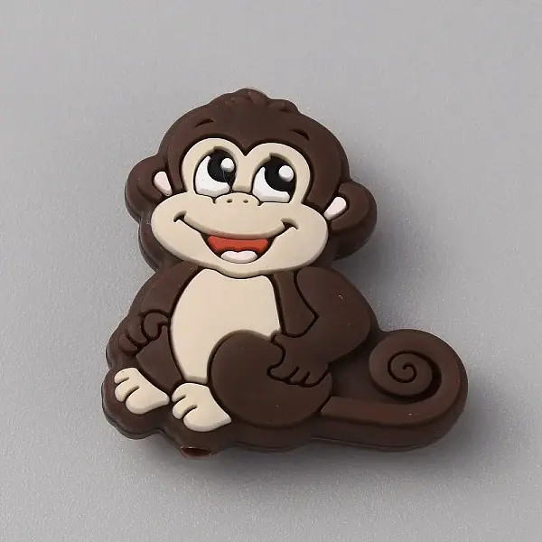 Monkey Food Grade Eco-Friendly Silicone Beads