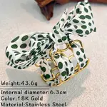 304 Stainless Steel & Scarf Cuff Bangles