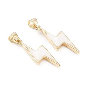 Brass Enamel Pendants