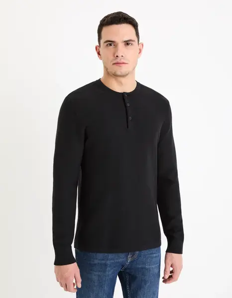 Celio Svetr henley Genesis - Pánské