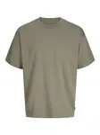 JACK & JONES Tričko 'JJEBARRON'  olivová