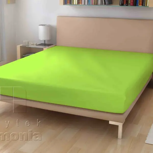 Jersey prostěradlo - kiwi zelené - 70 x 140 cm