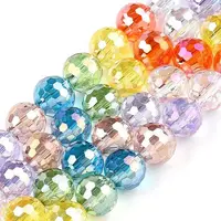 Electroplate Glass Bead Strands