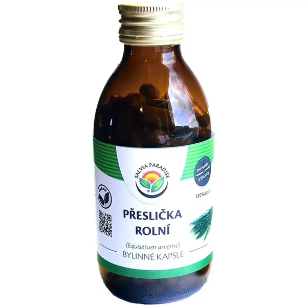 Salvia Paradise Přeslička rolní bylinné kapsle kapsle pro podporu imunitního systému 120 cps