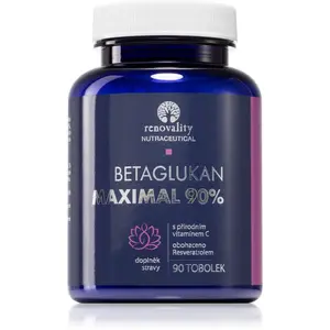 Renovality Betaglukan Maximal 90% tobolky pro podporu imunitního systému s vitamínem C 90 cps